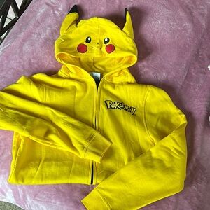 Pokemon‎ Yellow Pikachu Sweatshirt Hoodie